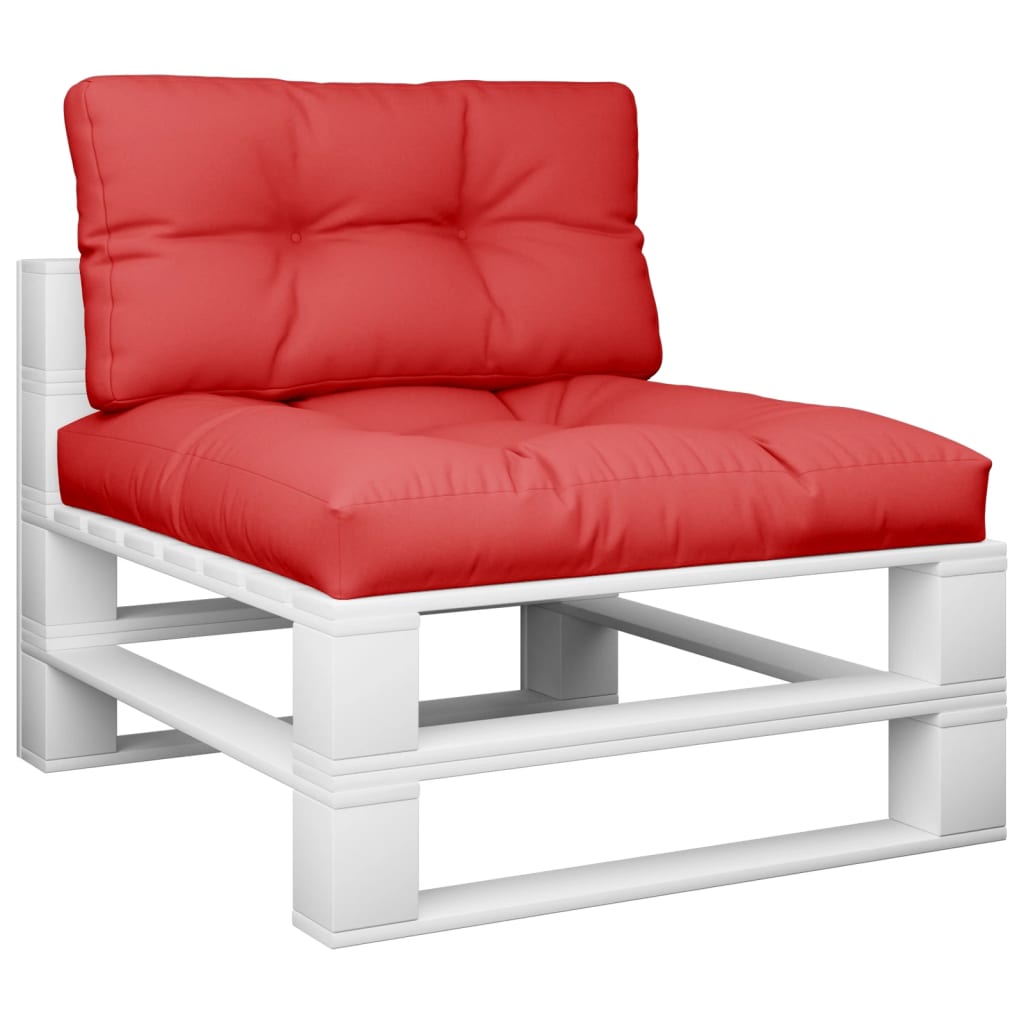 Vidaxl Cushions 2 st de tela roja