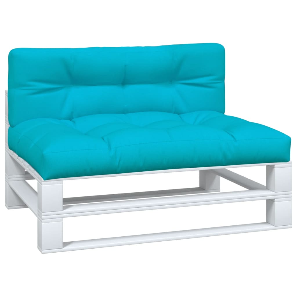 Vidaxl Pallet Cushions 2 St Fabric Turquoise