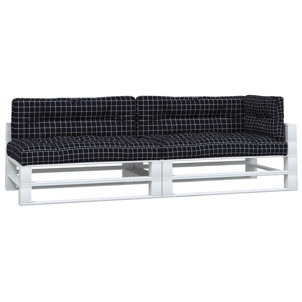 Vidaxl Pallet Cushions 5 Stedcase Modello tessuto nero