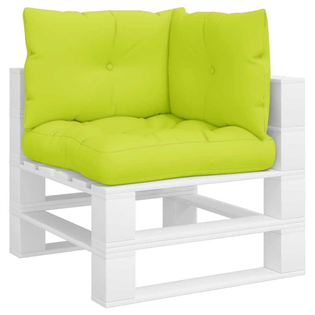 Cuscini da pallet Vidaxl 3 ST tessuto chiaro verde