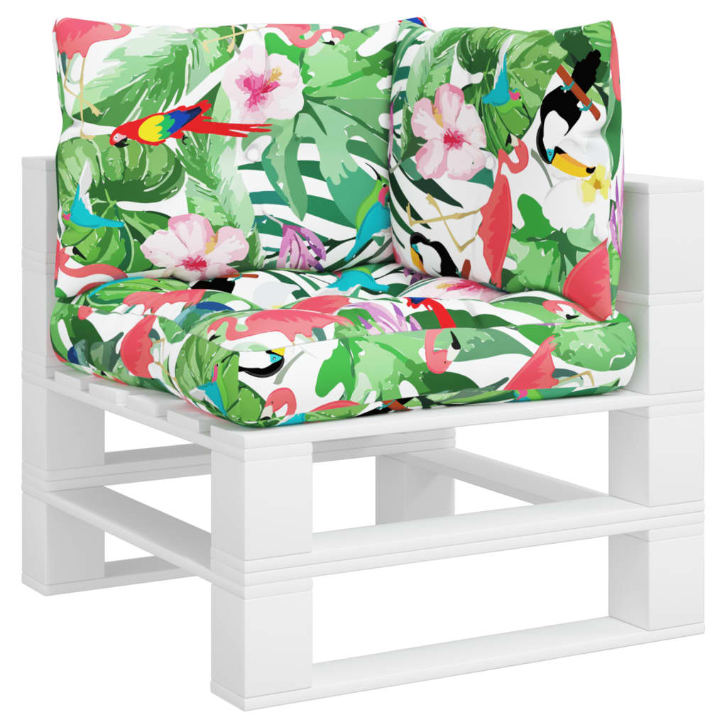 Vidaxl Pallet Cushions 3 St Oxford Fabric multilorato
