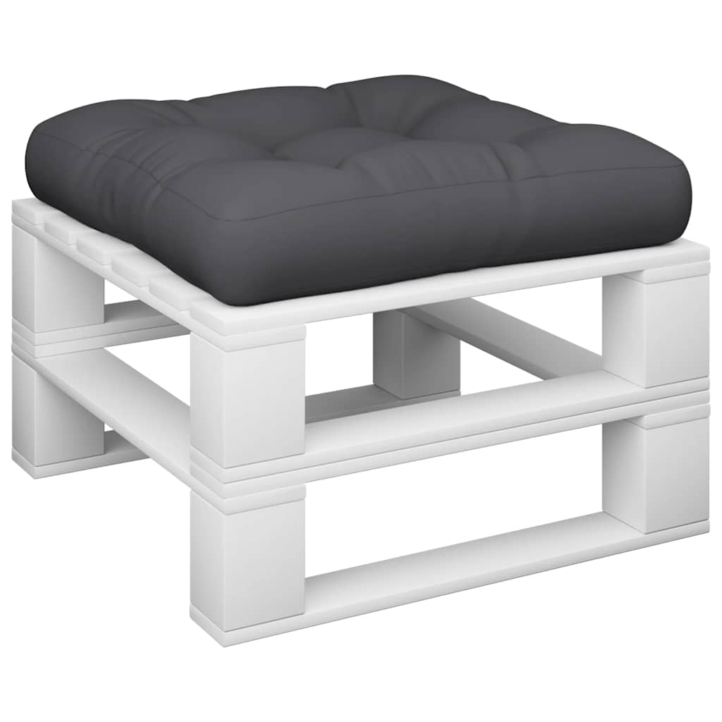 Cuscino per pallet VidaXL 60x61,5x10 cm tessuto nero