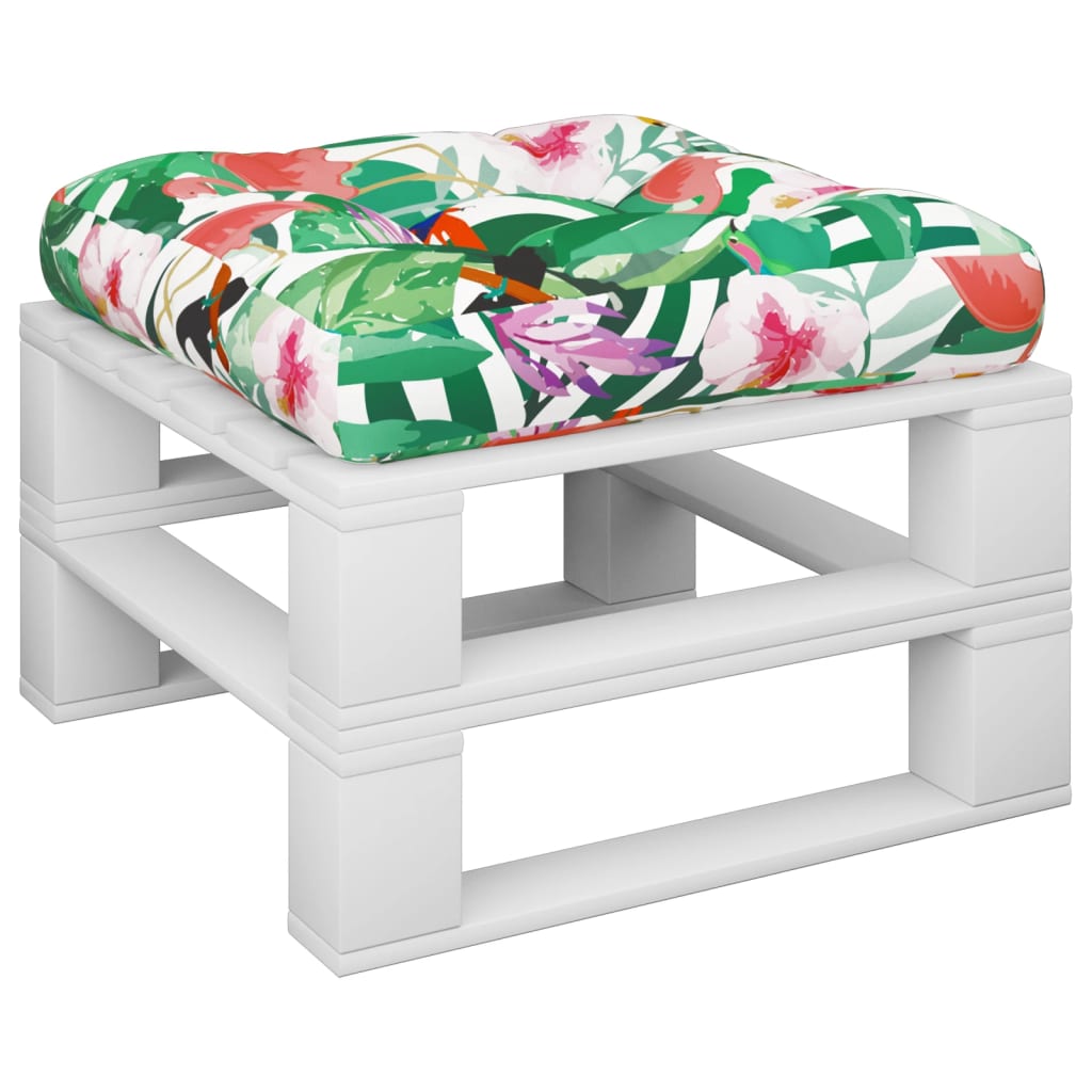 Vidaxl Pallet Cuscino 58x58x10 cm Fabric oxford multi -colorato