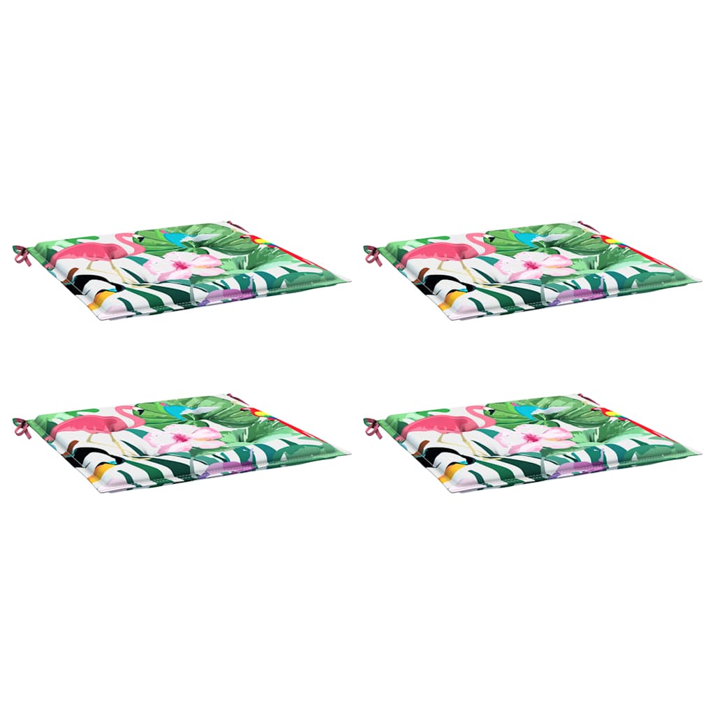 Vidaxl Garden Cushions 4 pezzi 40x40x3 cm Fabric multi -colorato