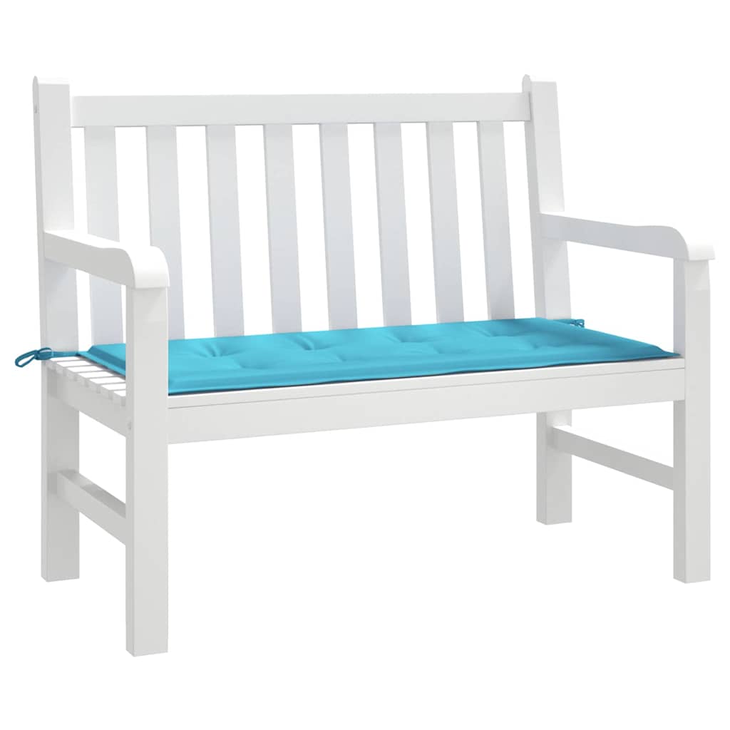 VidaXL cojín para silla liso turquesa 100 x 50 x 3 cm tela oxford