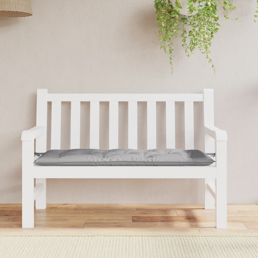 Vidaxl Garden Bench Cushion 120x50x7 CM Oxford Fabric Gray