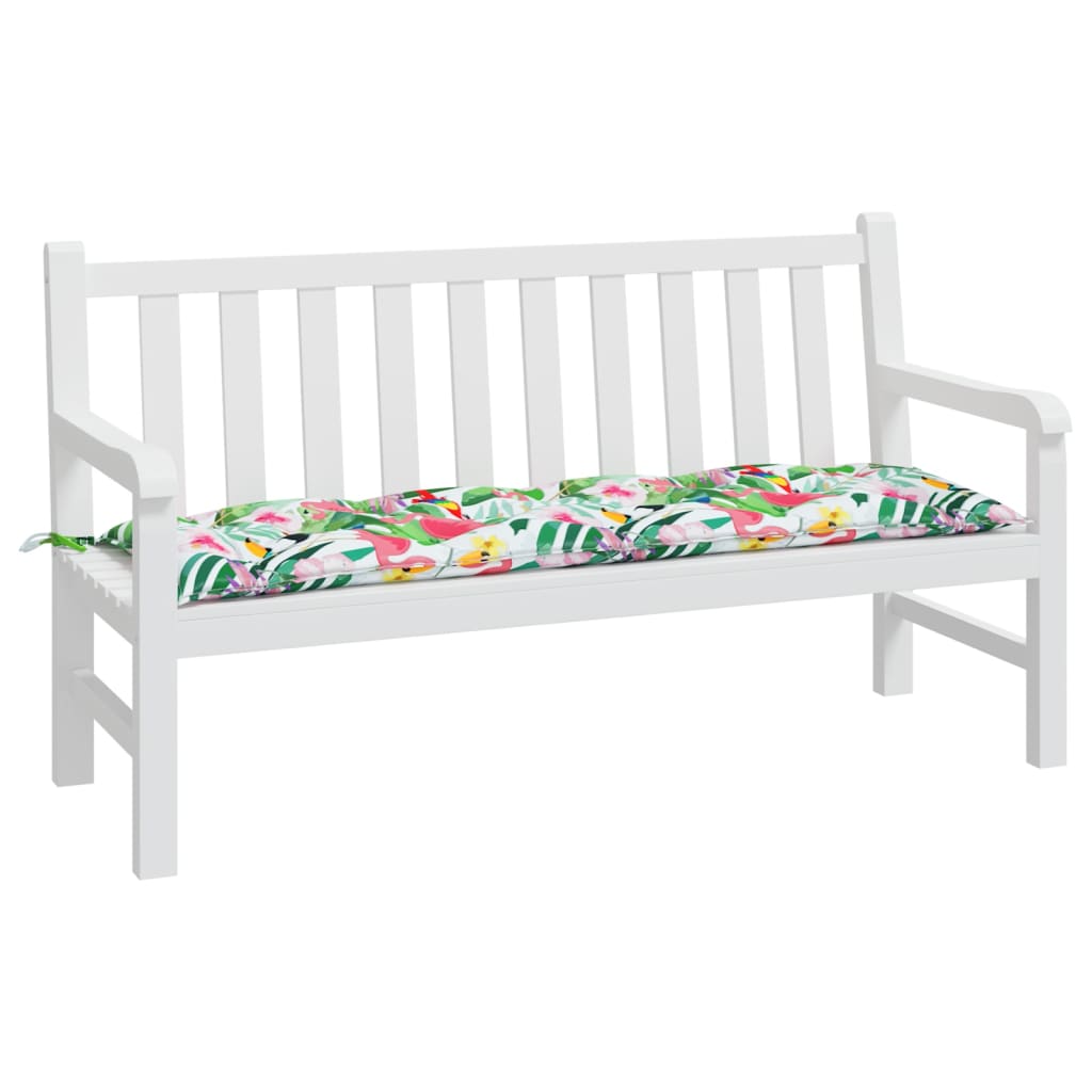 Vidaxl Garden Banch Cushion 150x50x7 cm Fabric oxford multi -colorato