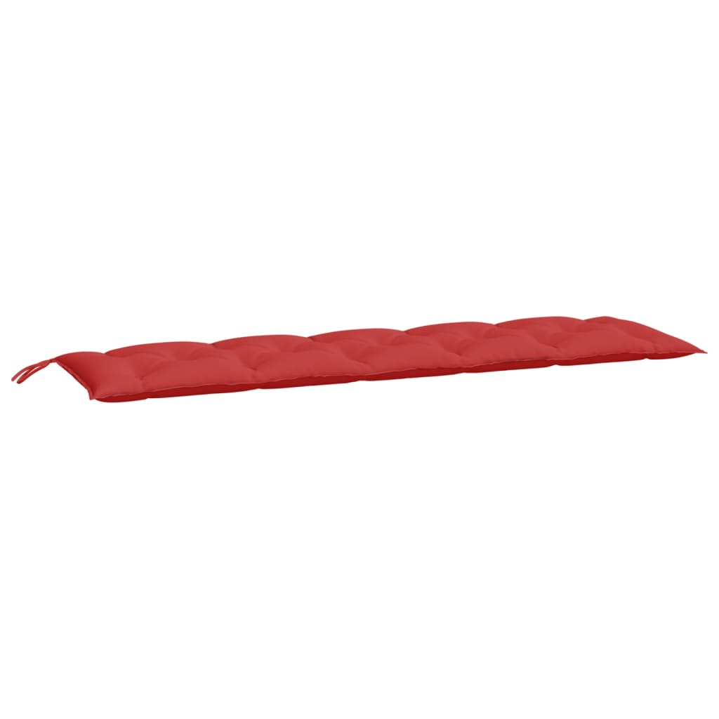 Vidaxl Garden Bench Cushions 2 PCS 180x50x7 cm Fabric oxford rosso