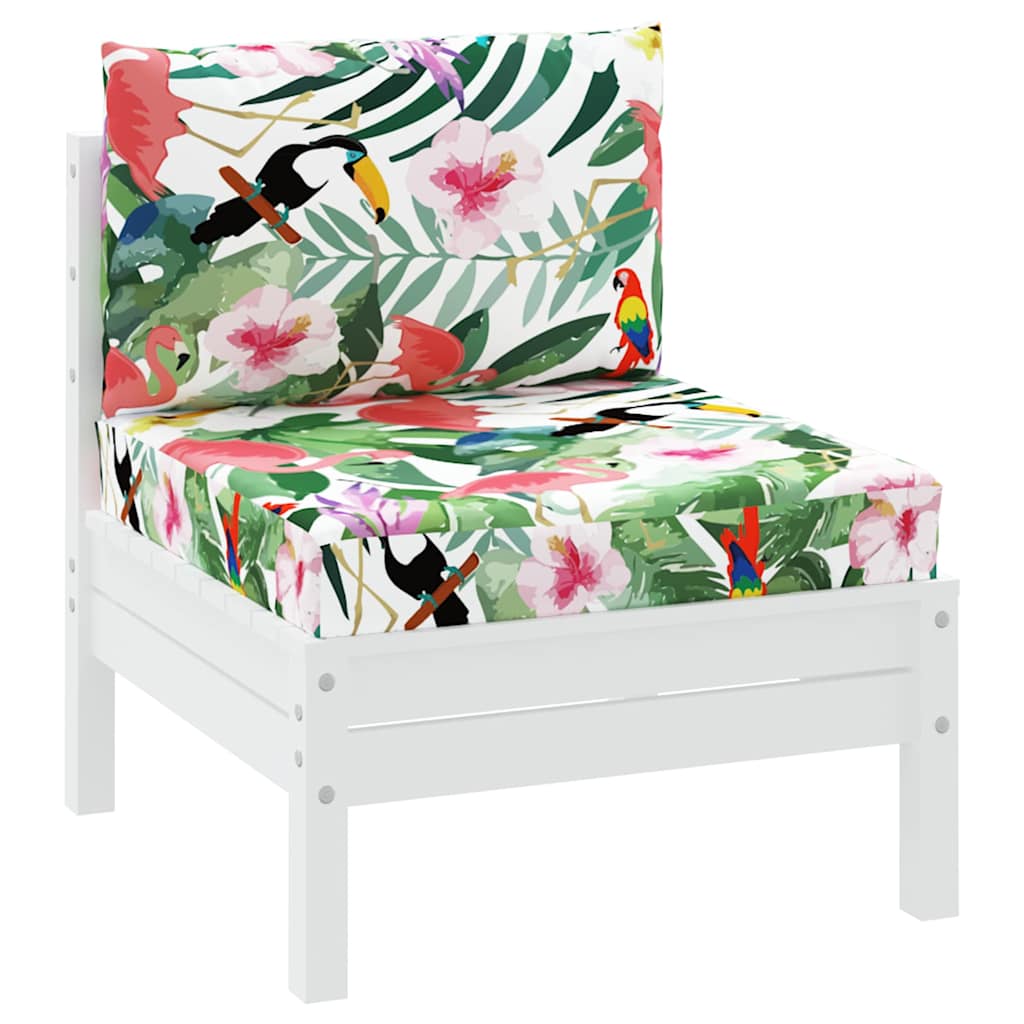 Vidaxl Pallet Cushions 2 St Oxford Fabric multilorato