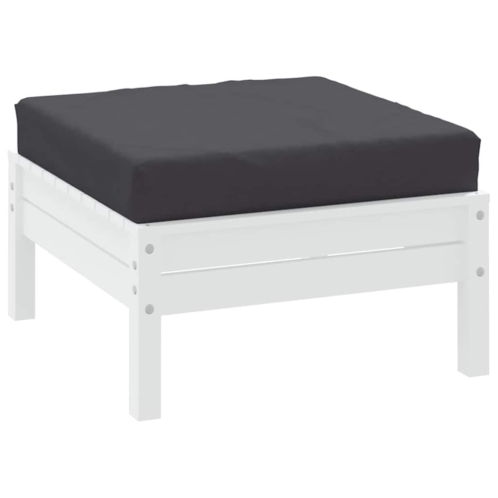 Cuscino Vidaxl pallet 60x60x8 cm tessuto oxford antracite -lorato