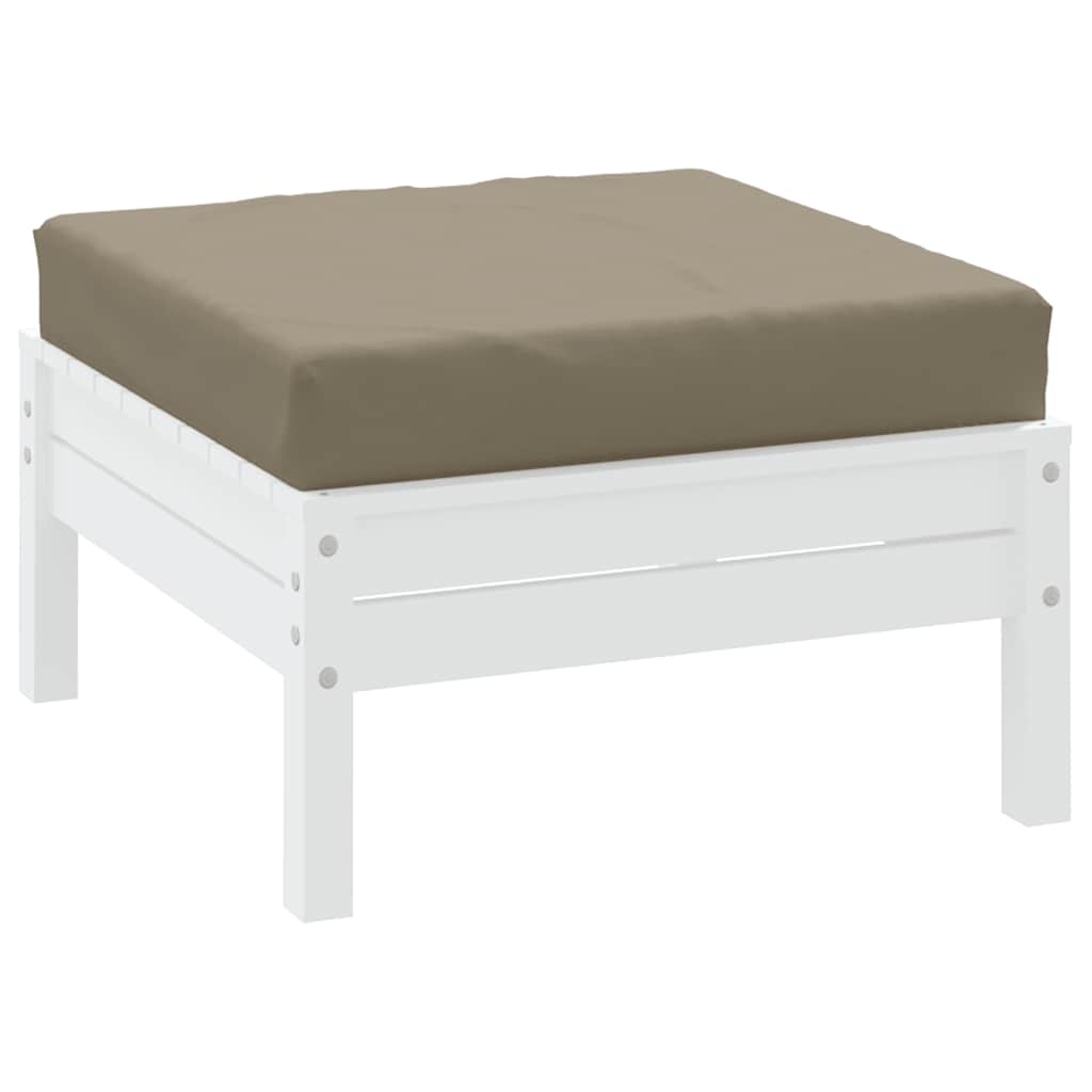 Cojín de palet Vidaxl 60x60x8 cm de tela oxford tope