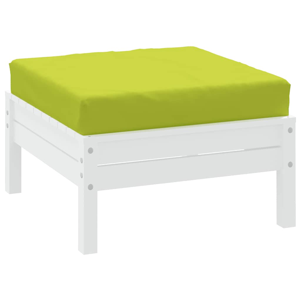 Vidaxl Pallet Cushion 60x60x8 CM Oxford Fabrics Green brillante