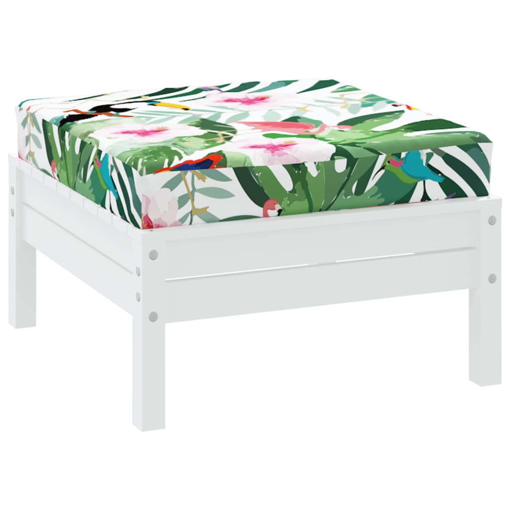 Vidaxl Pallet Cuscino 60x60x8 cm Fabric oxford multi -colorato