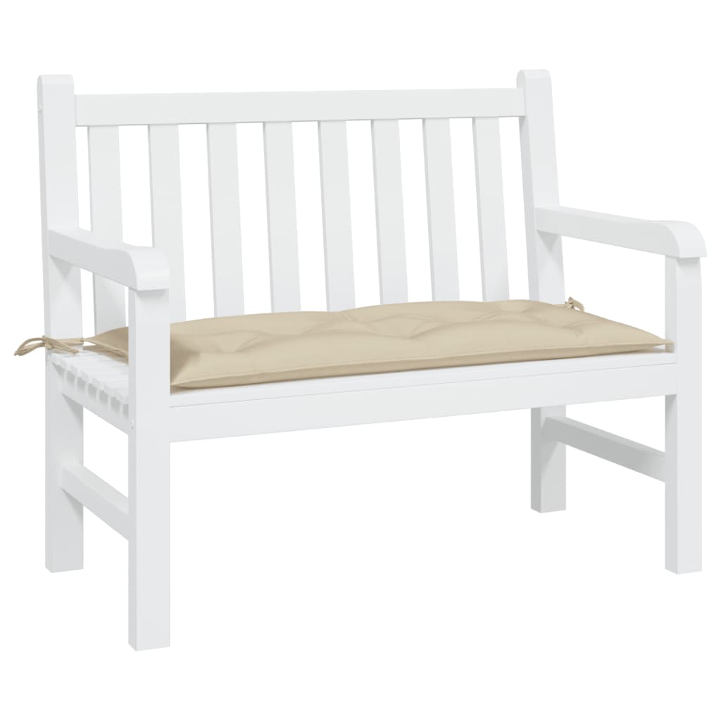 Vidaxl Garden Bench Cushion 110x50x7 CM Oxford Fabric beige