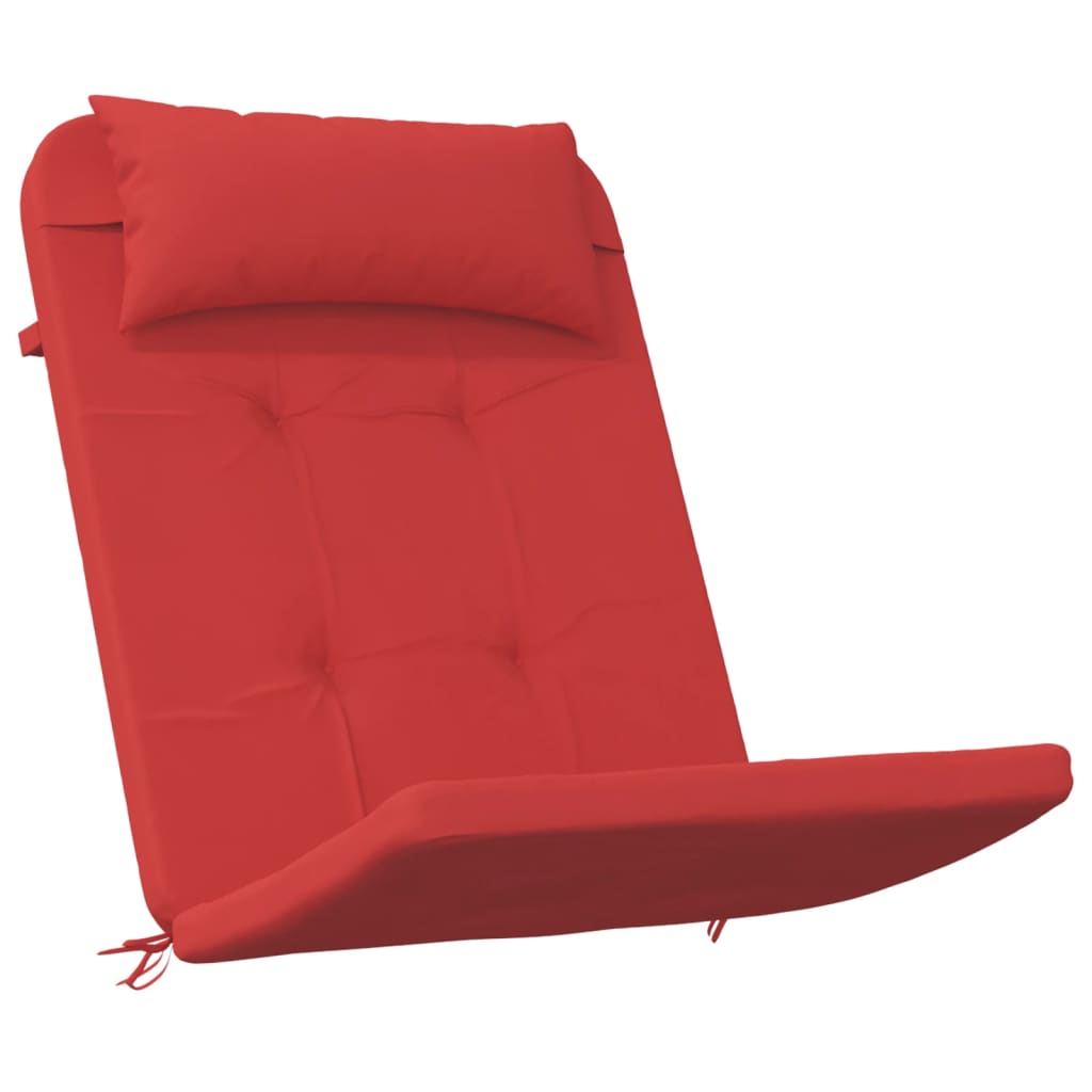 Cuscini per sedia VidaXL 2 pezzi in tessuto adirondack oxford rosso