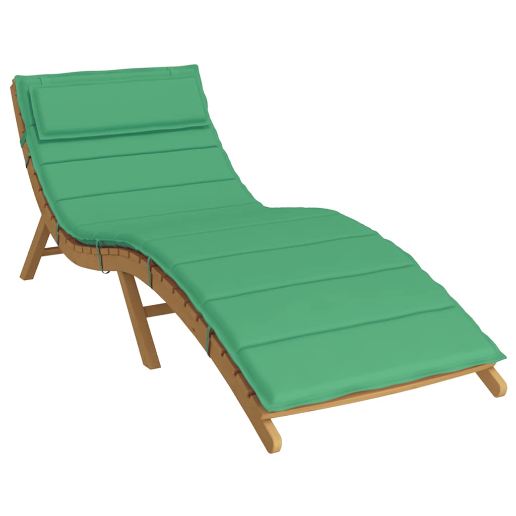 Vidaxl Lagger Cushion 180x60x3 cm tessuto Oxford verde