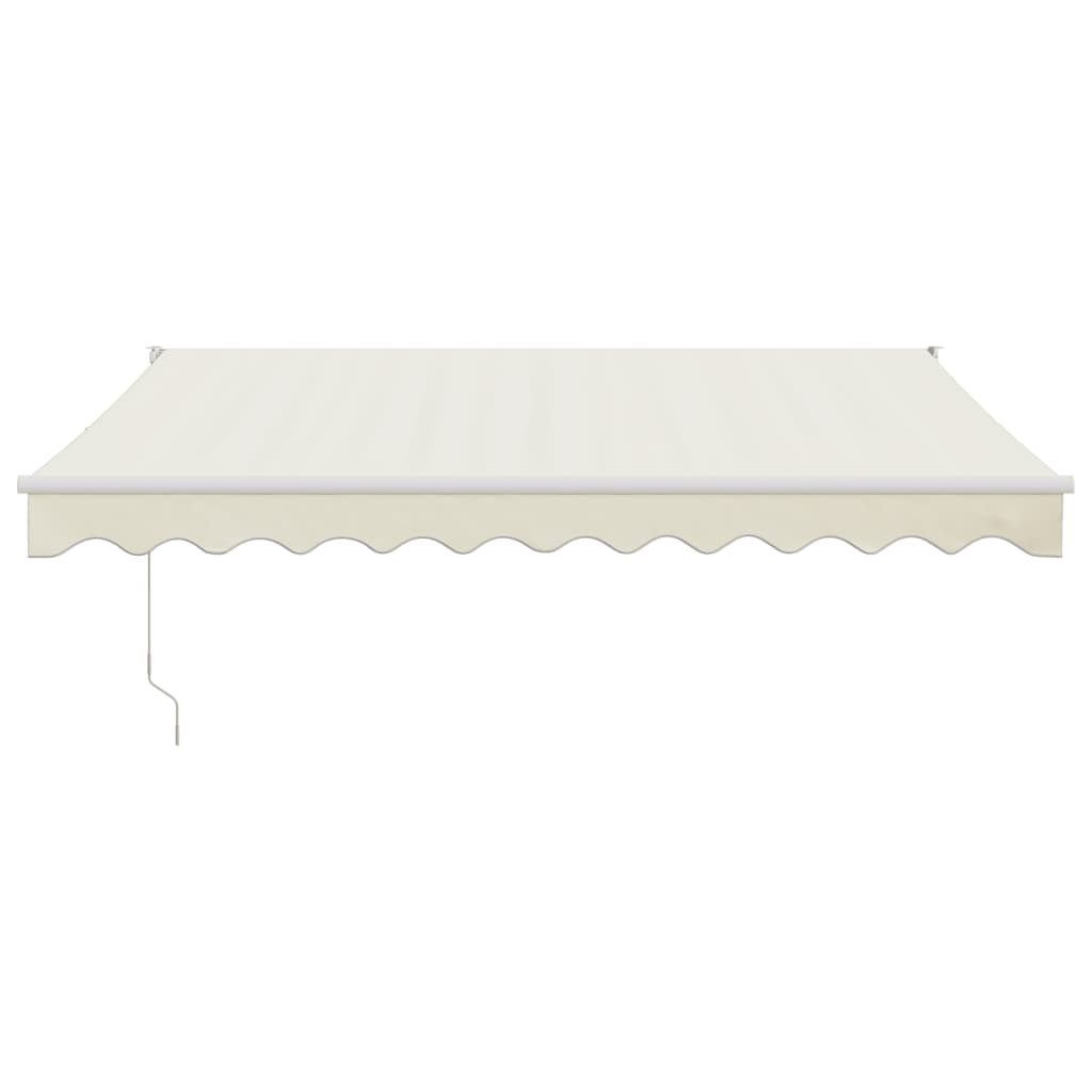 Toldo vidaxx extensible eléctricamente 3,5x2,5 m color crema