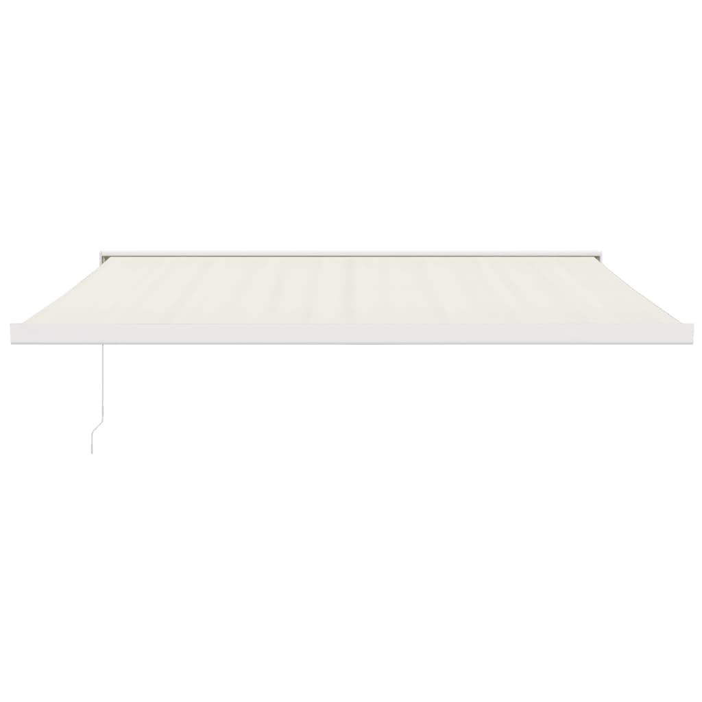 Vidaxl Luifel extiende 4.5x3 m de polvo y crema de aluminio