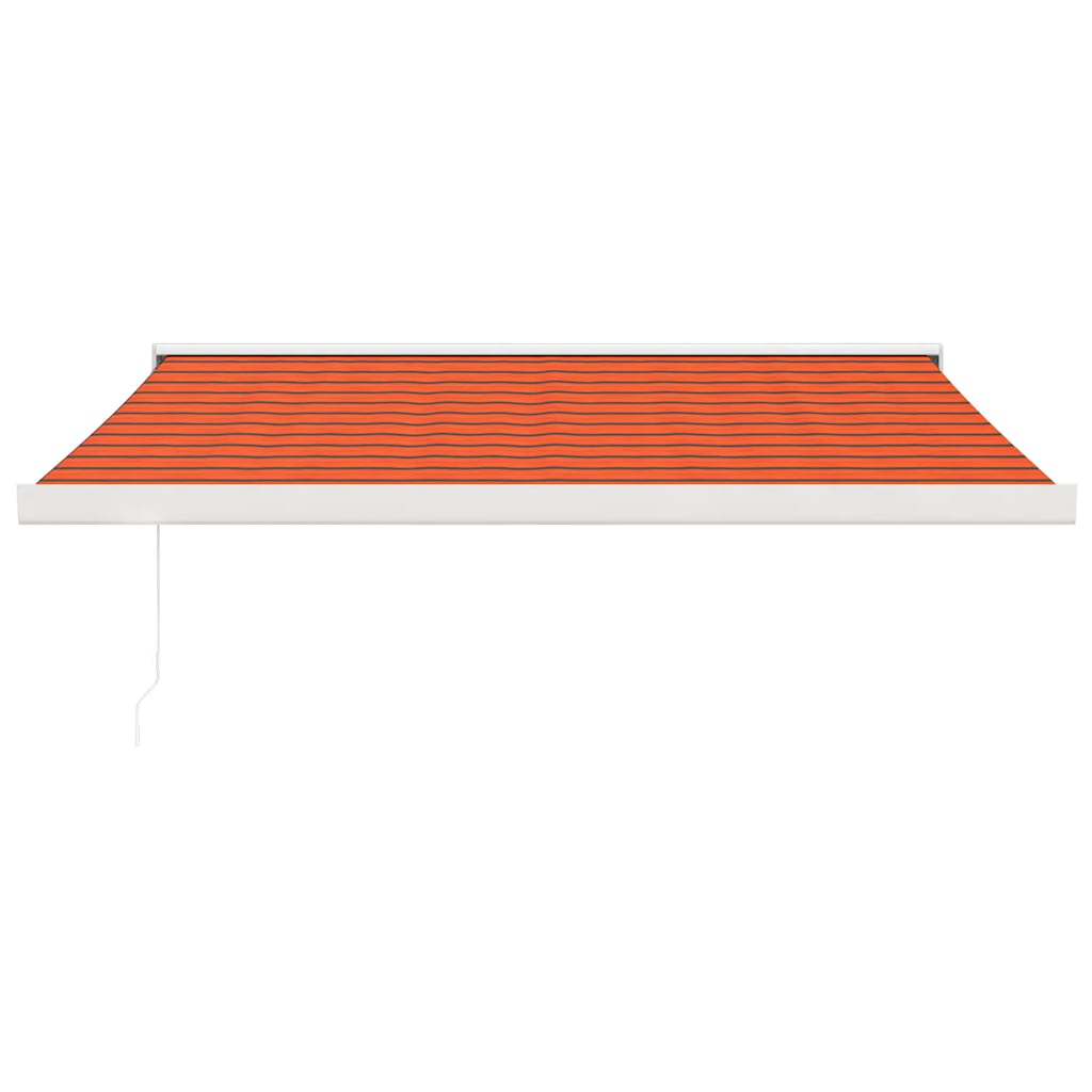 Vidaxl Luifel Extendible 3x2.5 m de polvo y aluminio naranja y marrón