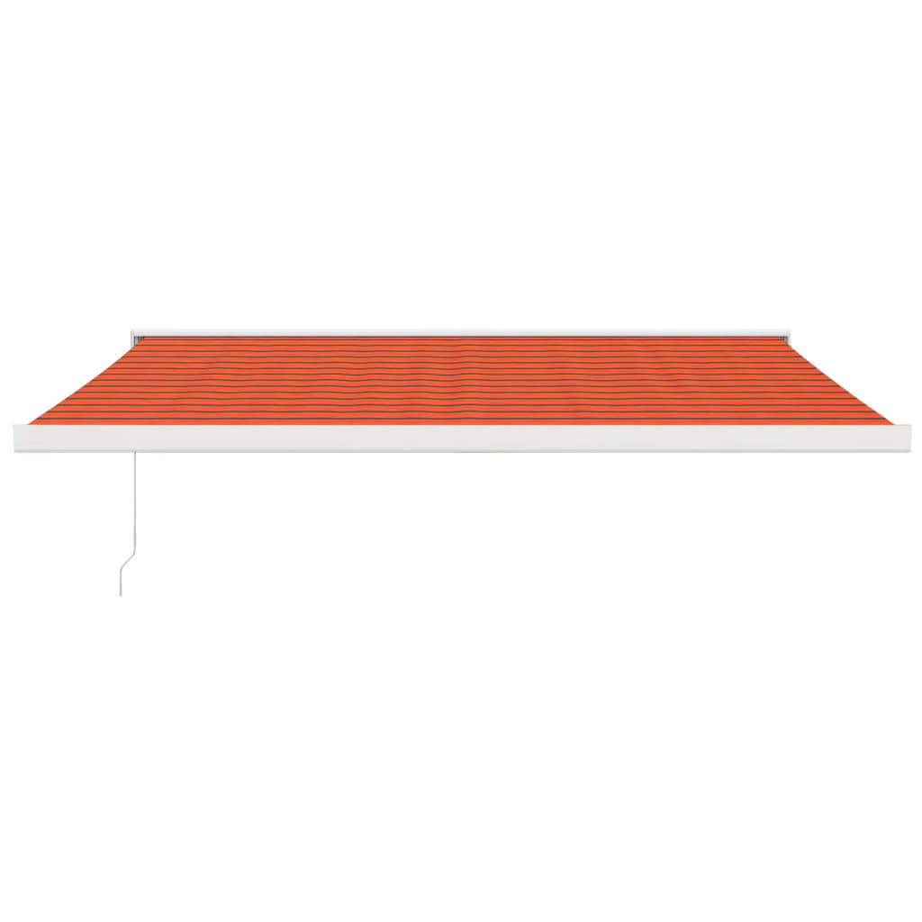 Vidaxl Luifel Extendible 4.5x3 m de polvo y aluminio naranja y marrón