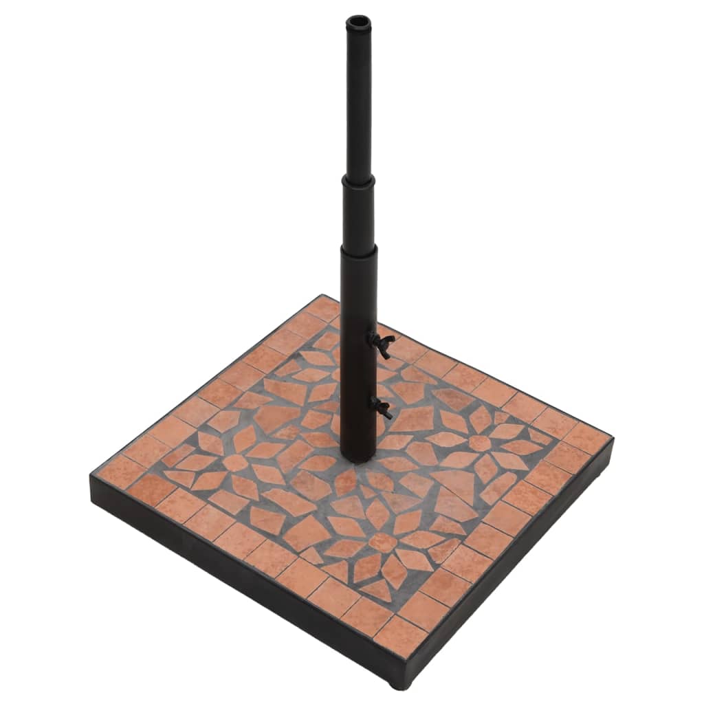 Vidaxl Parasol Foot Square 12 kg Terracotta colorato