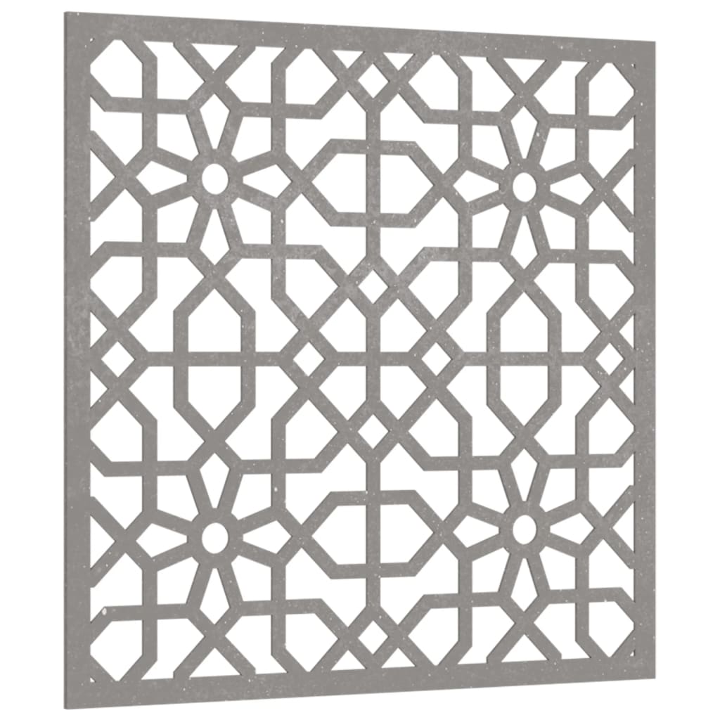 Vidaxl Decoración de paredes Moros de jardín Diseño 55x55 cm Cortenstaal