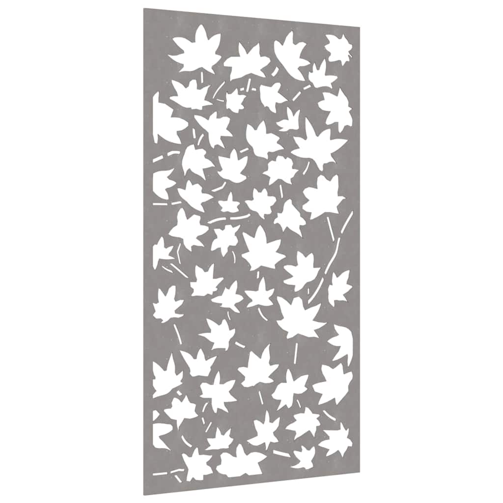 Vidaxl Decorazione murale giardino Esdoornlage Design 105x55 cm Cortenstaal
