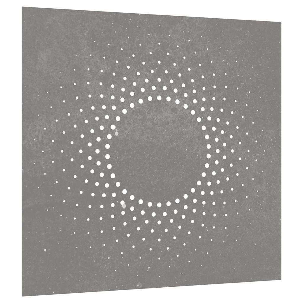 Vidaxl Decoración de la pared Garden Sun Sport 55x55 cm Cortenstaal