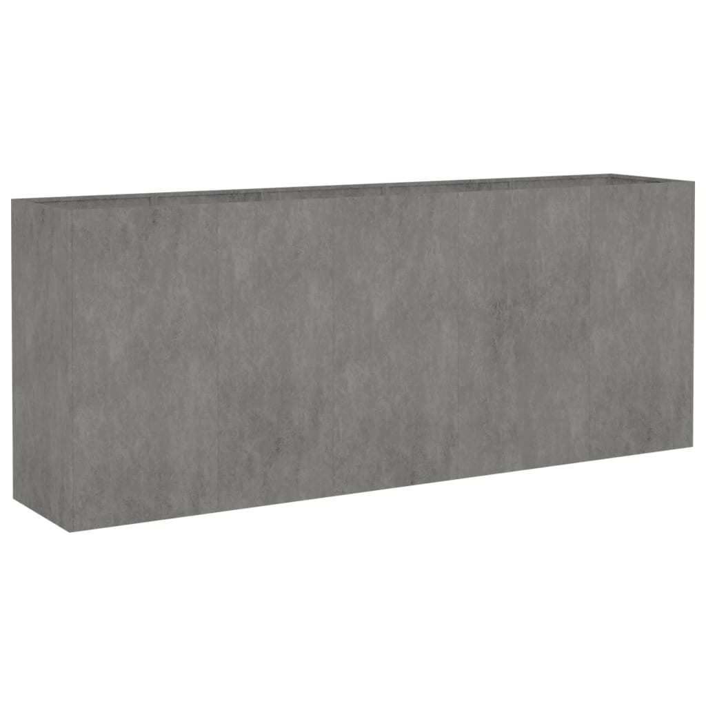 Vidaxl Planter elevado 200x40x80 cm Corten Steel