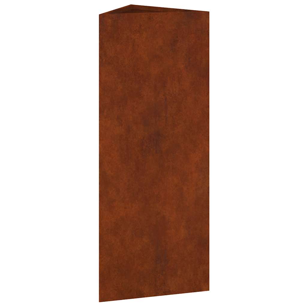Vidaxl Planning Box 30x26x75 cm Cortenstaal