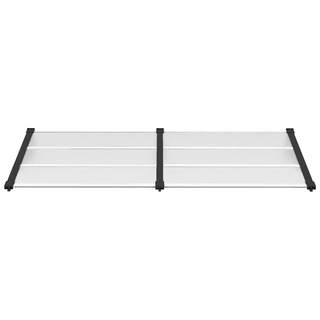 Vidaxl Port Canopy 199x90 cm Policarbonato nero e trasparente