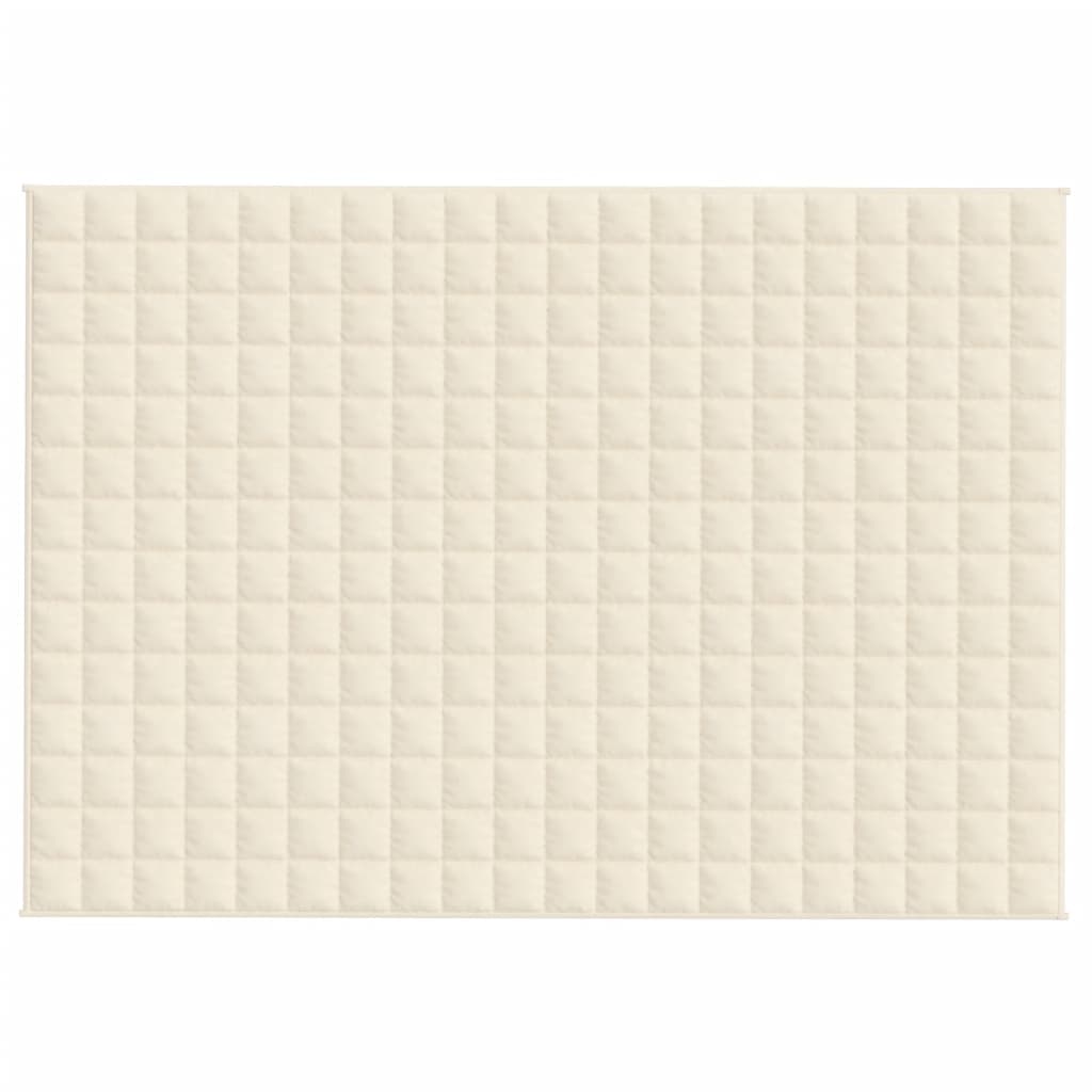 VIDAXL BOVESCA DELLA SCHEDA DELLA CRESCA 140X200 CM 10 kg Crema leggera
