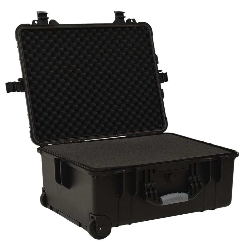 Vidaxl Flightcase on Wheels 58x45x27 cm pp nero
