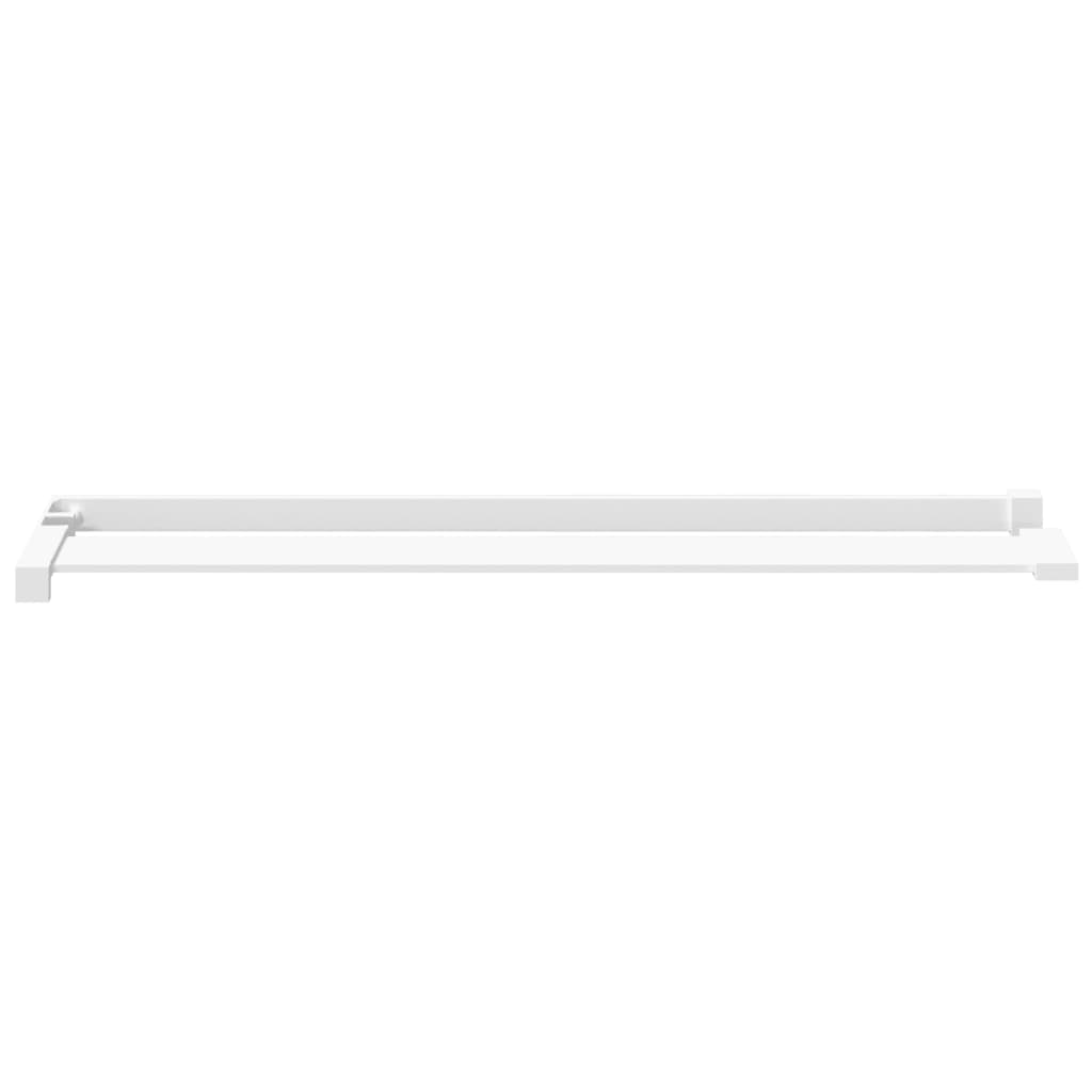 Vidaxl Walkschep per Walk -in Shower Wall 90 cm in alluminio bianco
