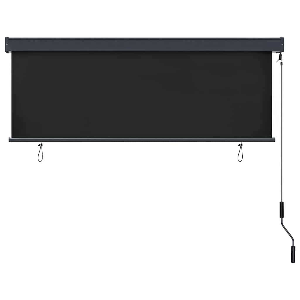 Tenda a rullo Vidaxl a righe antracite 180 x 250 cm in tessuto e alluminio