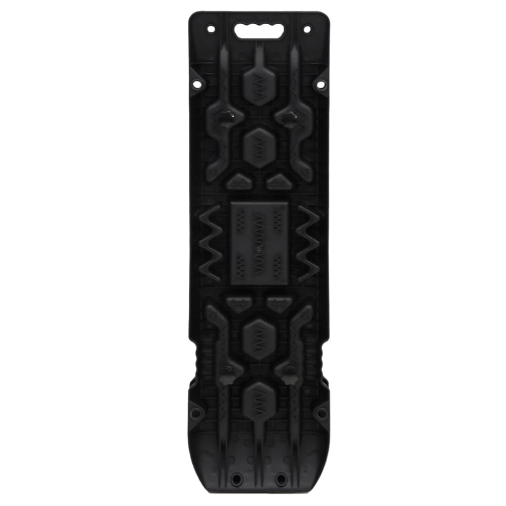 Piastre di presa Vidaxl 2 pezzi 107x31x7 cm nylon nero