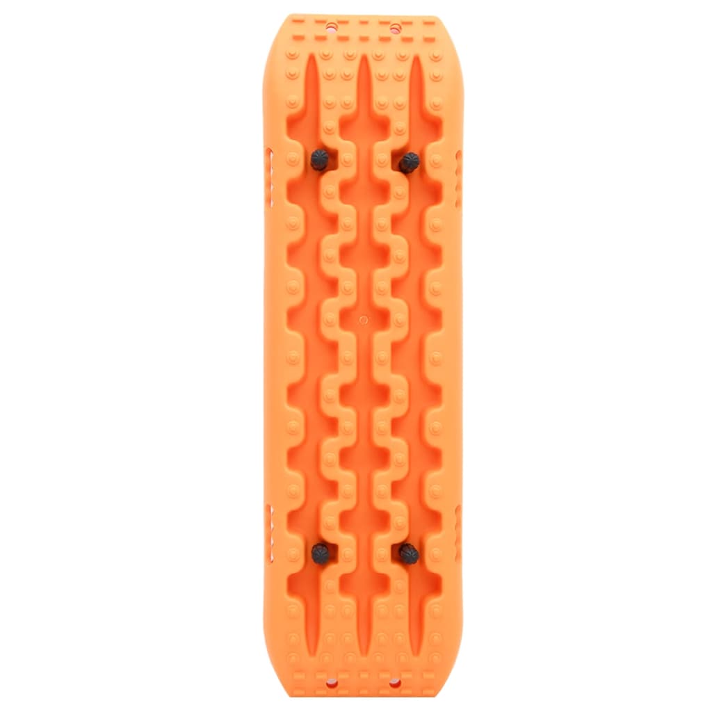 Vidaxl Gripplates 2 ST 106x30.5x7 CM Nylon Oranje
