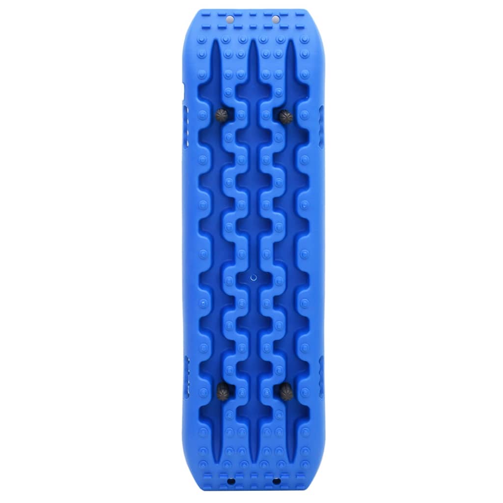 Piastre di presa Vidaxl 2 pezzi 106x30.5x7 cm nylon blu