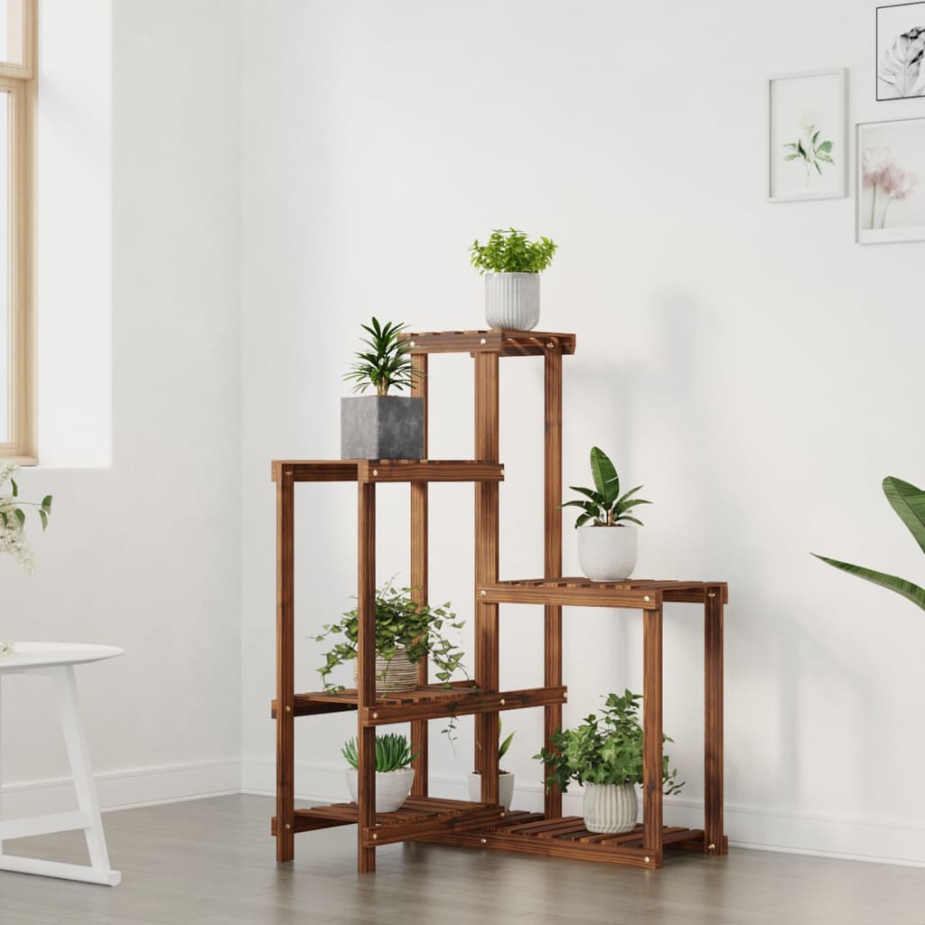 Vidaxl plantenstandaard 62,5x61,5x101,5 cm massief vurenhout