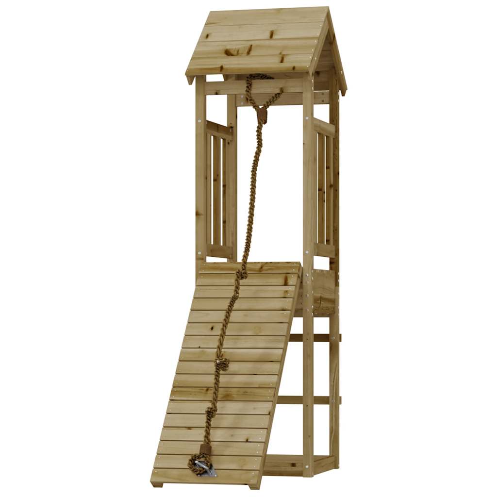 Vidaxl Speelhuis con Pine impregnado de la pared trepadora