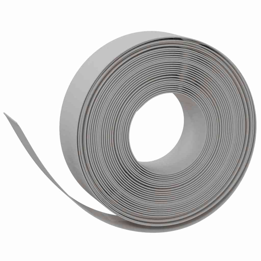 Vidaxl Garden Bordes 4 PCS 10 m 15 cm de polietileno gris