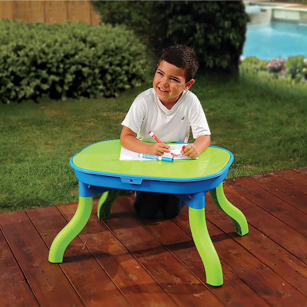 Mesa hídica de arena Vidaxl para niños 3-en-15 67.5x52x38 cm Polypropene