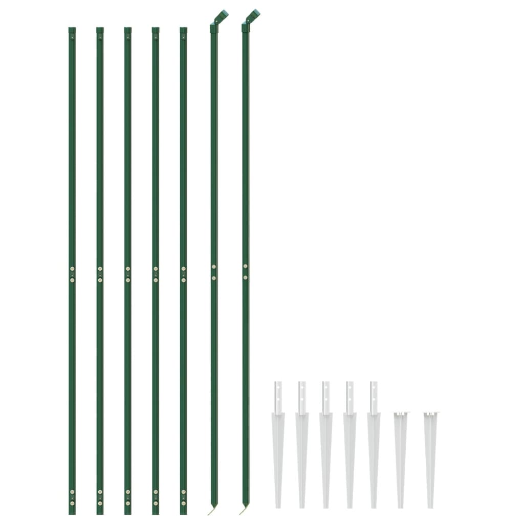 Vidaxl Gaashek con ancore di terra 1.4x10 m verde