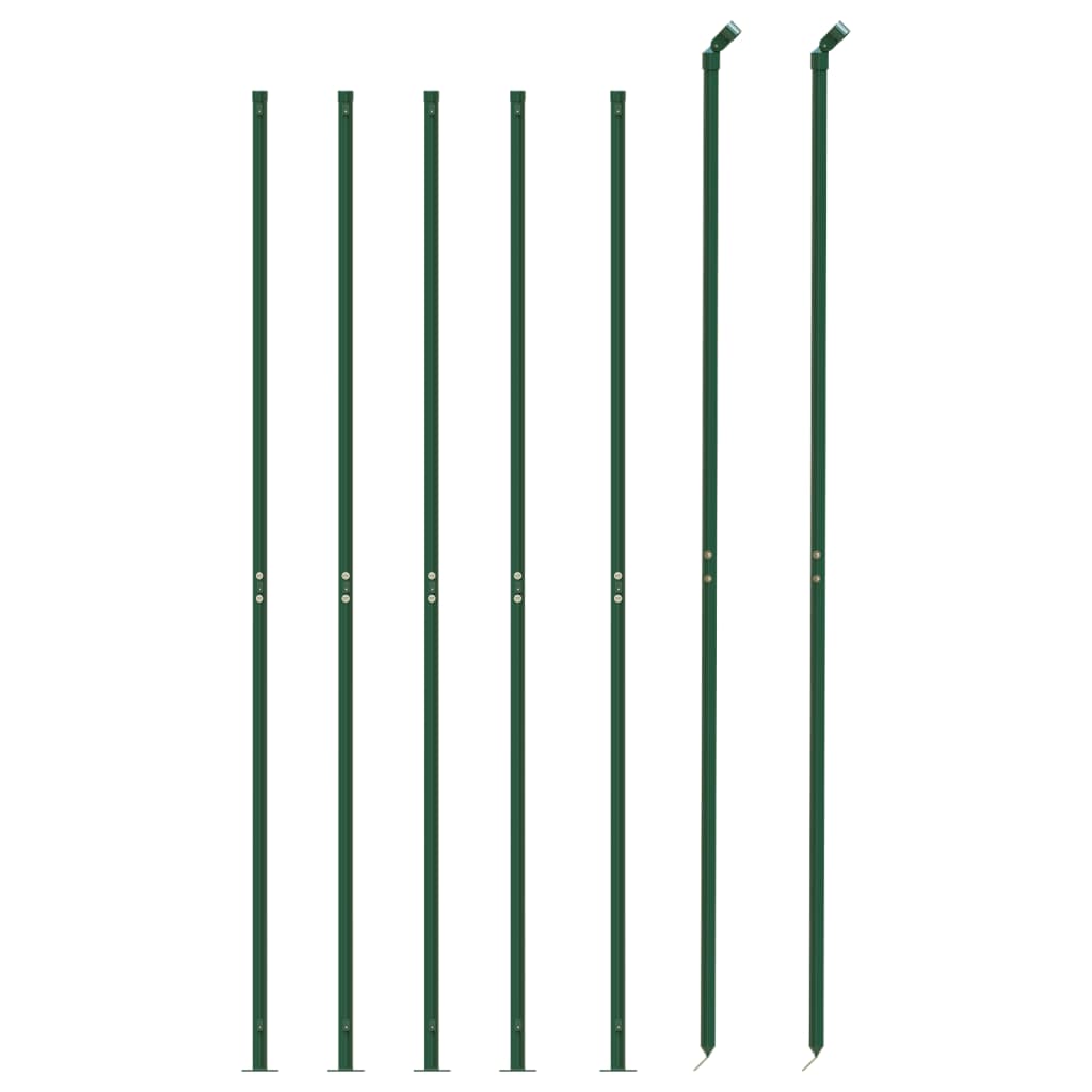 Vidaxl gaashek met flens 1,8x10 m groen