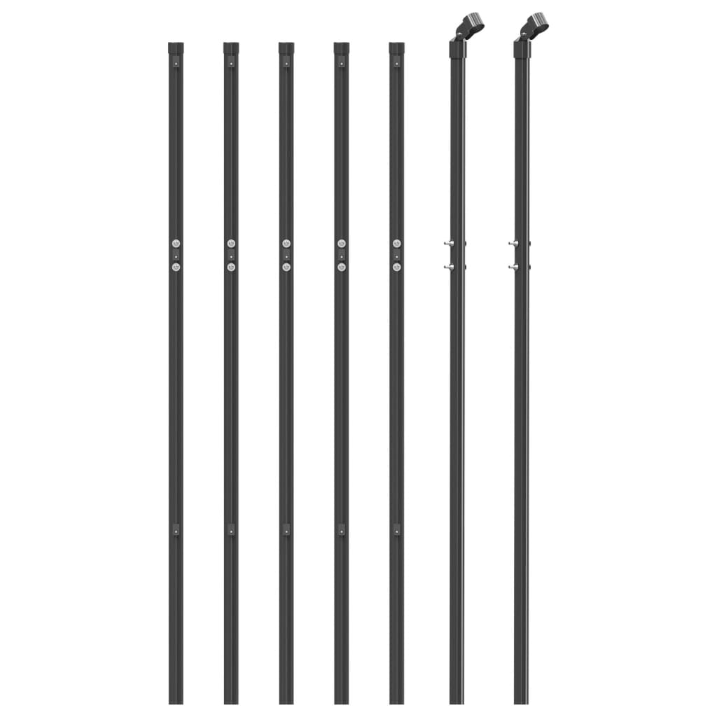 Fence a maglie Vidaxl 1x10 M colorato antracite