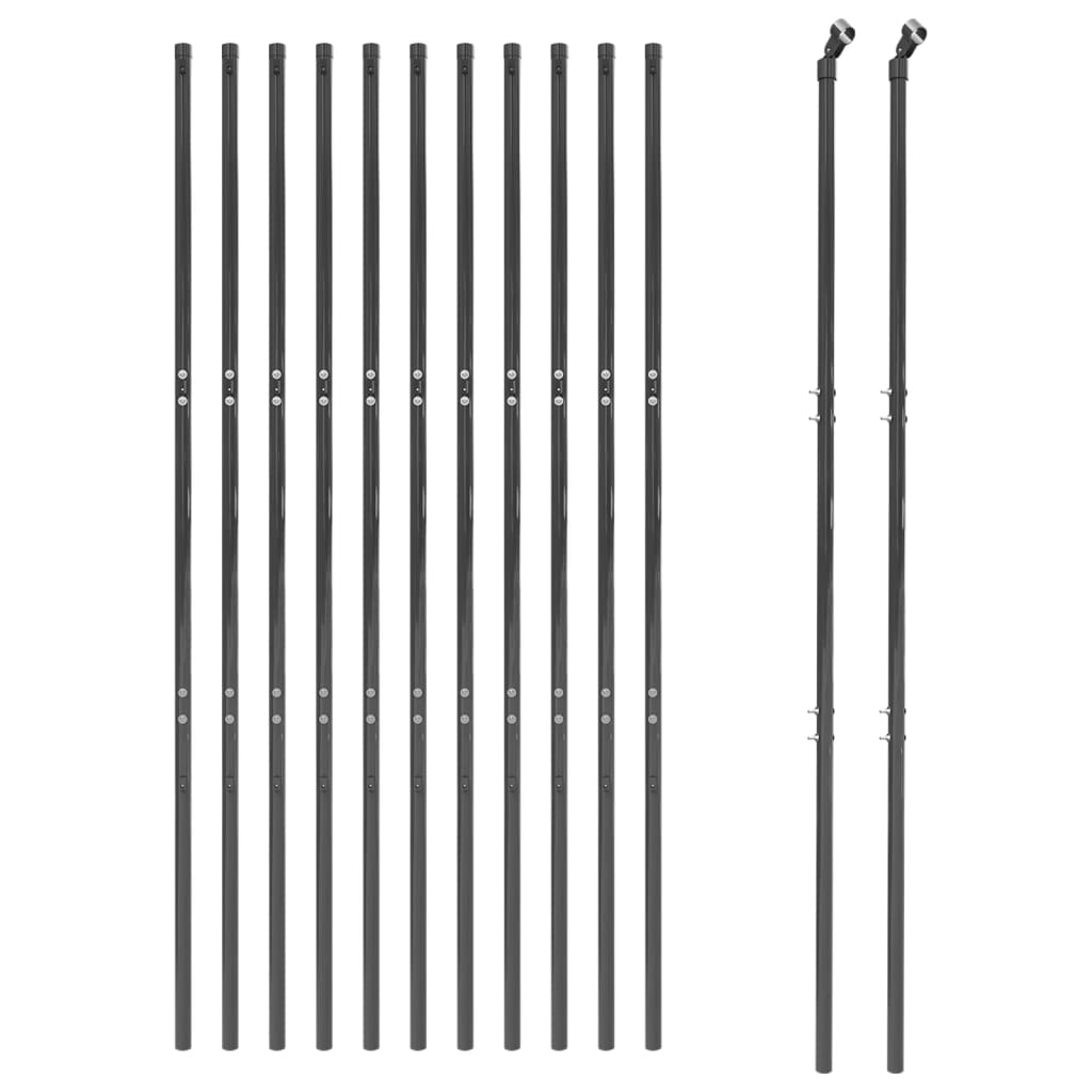 Vidaxl Gaashek 1.8x25 m antracita -Coleed