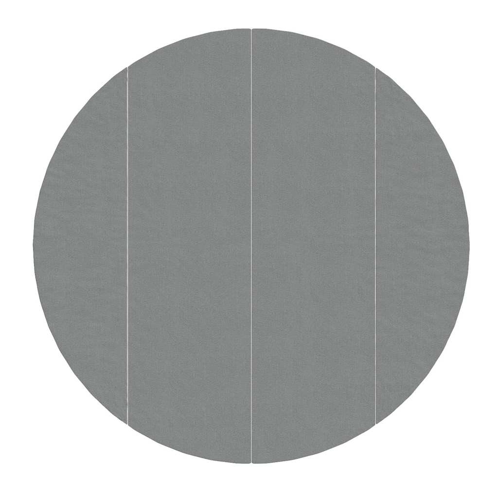 Vidaxx suelo para piscina ø458 cm geotextil de poliéster gris claro