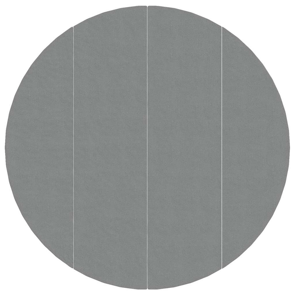 Vidaxx suelo para piscina ø500 cm geotextil de poliéster gris claro