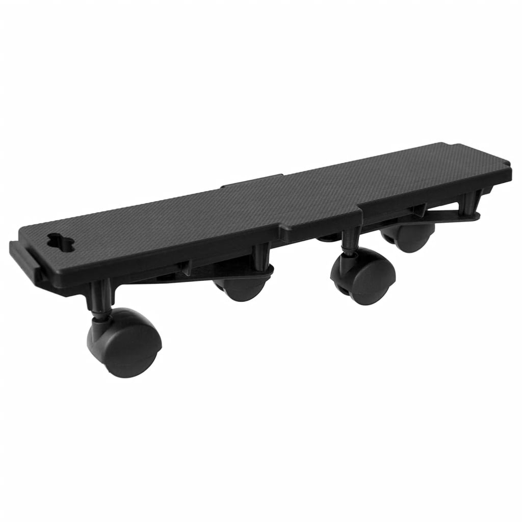 Vidaxl en movimiento de perros con 4 ruedas 4 st 170 kg polipropeno negro