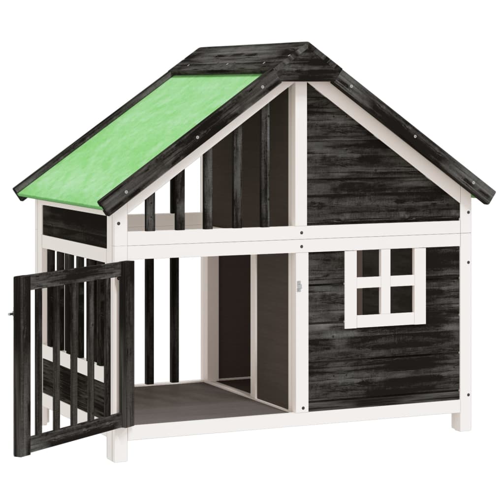 Vidaxl Dog Loft 96x60.5x87 cm Pinna solido